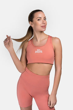 Lonsdale sportovní podprsenka Wardour, terracotta