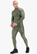 Ben Lee pánské legíny Manoburn, olivové