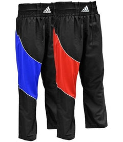 Adidas kickbox kalhoty, černo-červené
