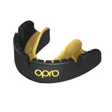Opro chránič zubů Gold Braces, černo-zlatý