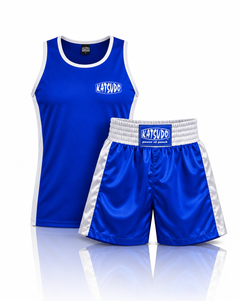 Katsudo boxerská sada Strikta tílko + šortky, modrá