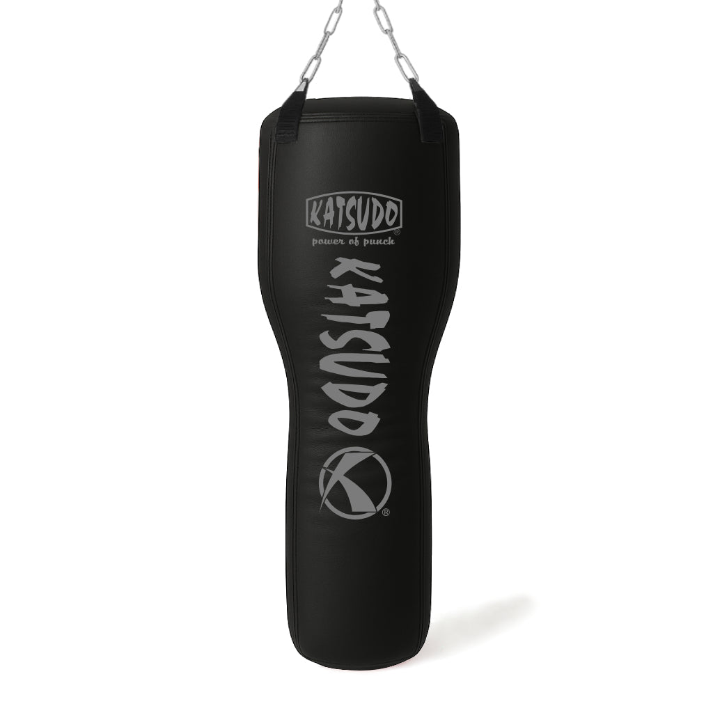 Katsudo kožený boxovací pytel Vulcone ve tvaru trychtýře, černý
