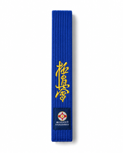 Katsudo Kyokushin karate opasek, modrý