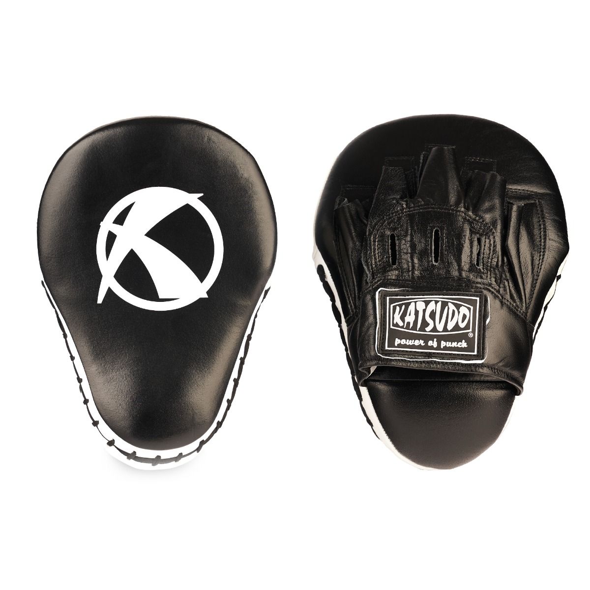 Katsudo koženkové boxerské lapy Hook, černé