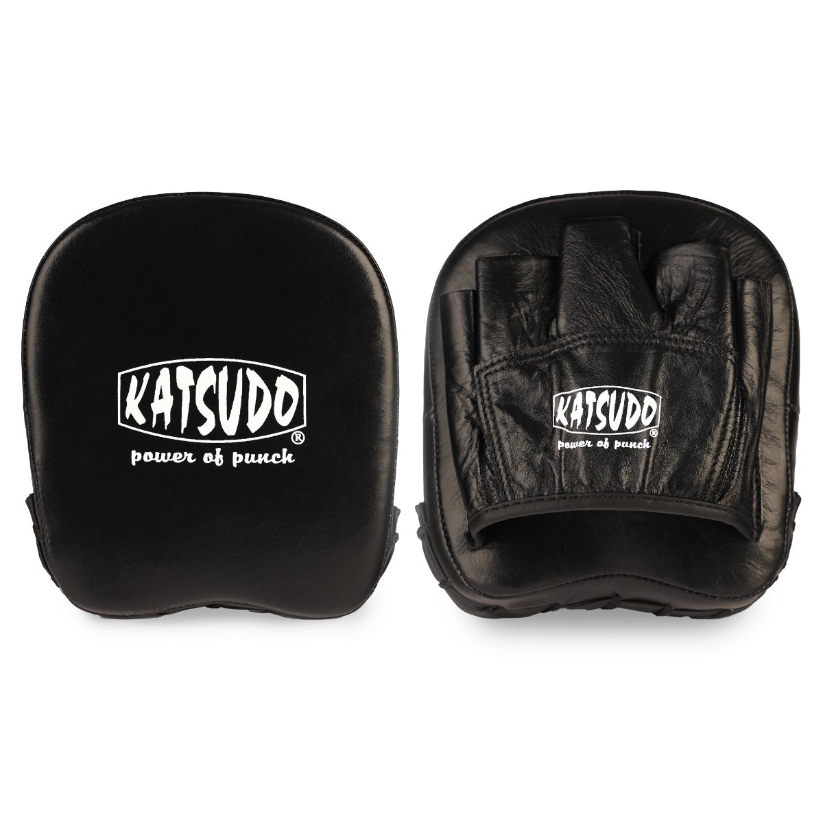 Katsudo kožené boxerské lapy Apple, černá
