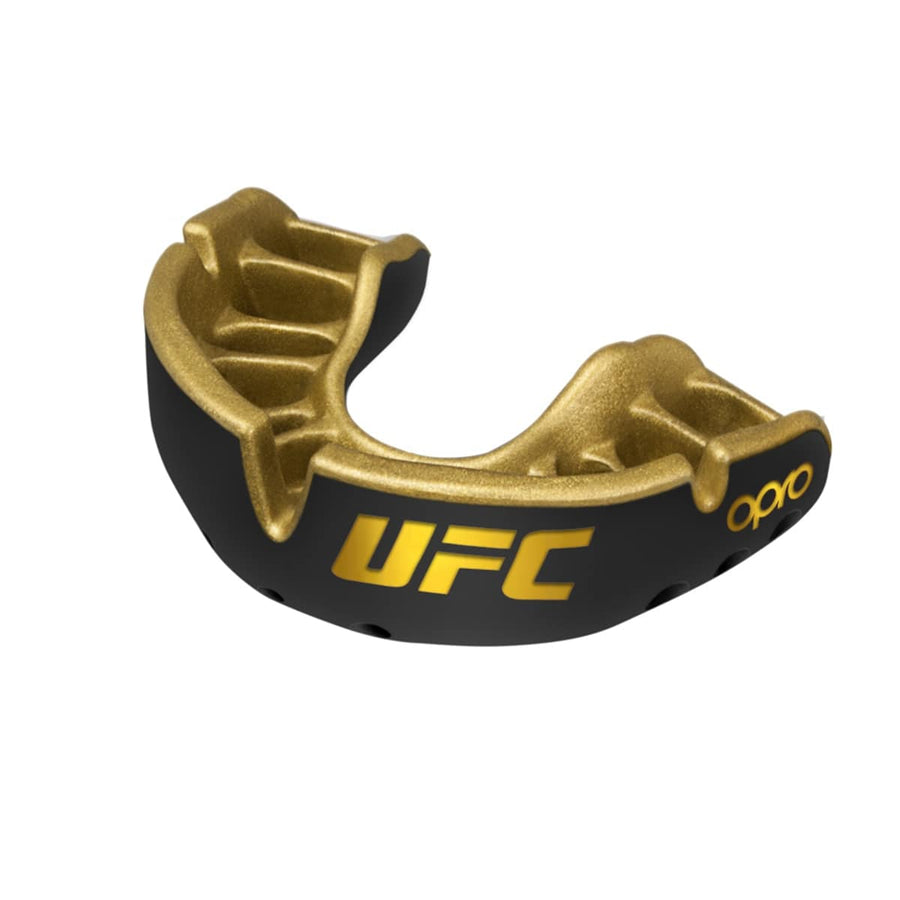 Opro chránič na zuby Gold UFC, černo zlatá