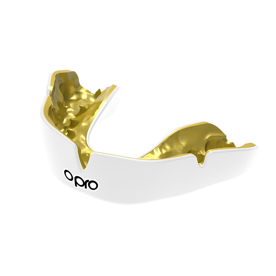 Opro chránič na zuby Instant Custom Fit Solids, bílo zlatá