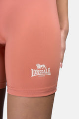 Lonsdale dámské krátké kompresní kalhoty Ludwell, terracota