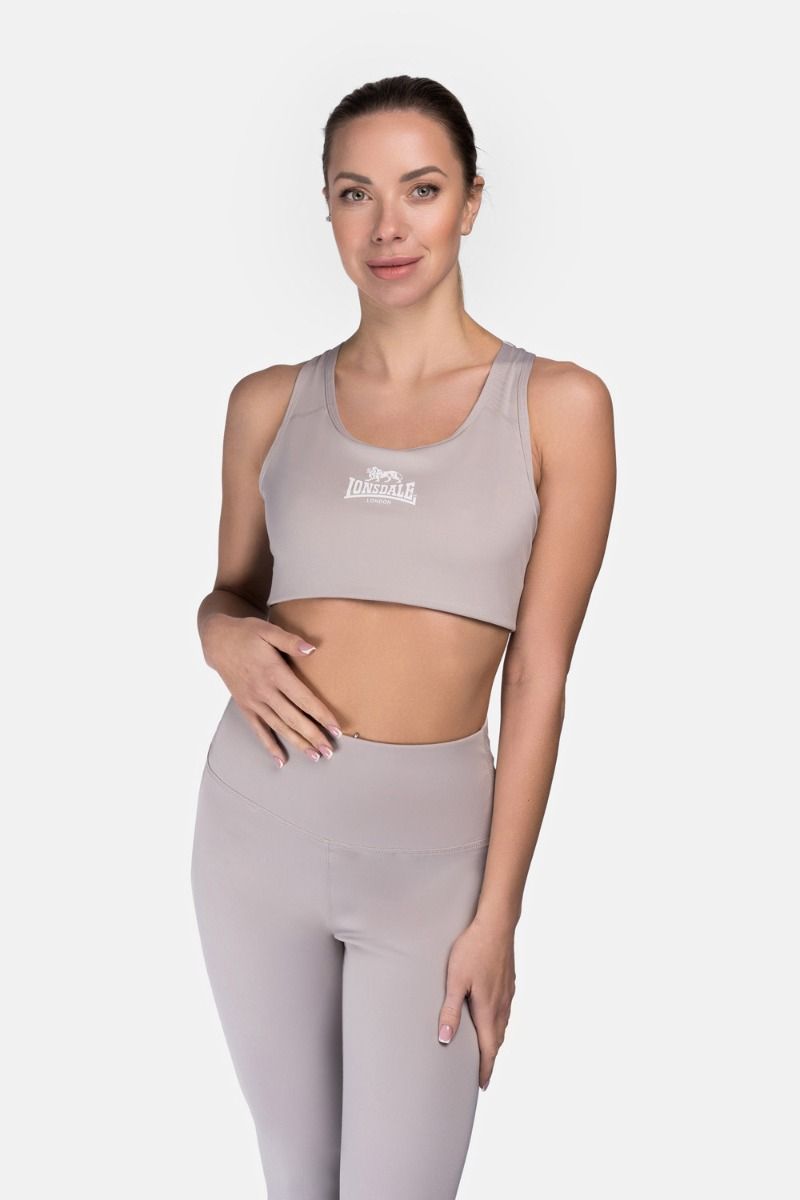 Lonsdale sportovní podprsenka Wardour, šedá