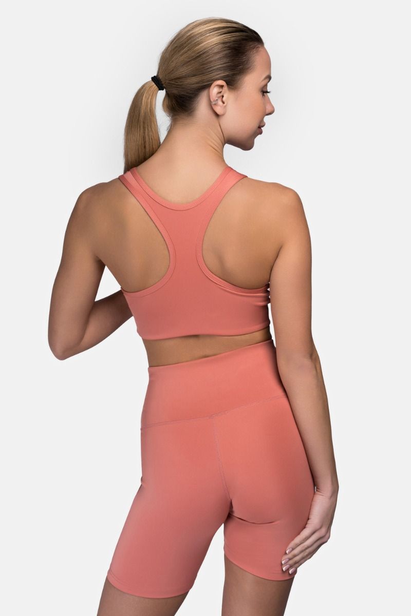 Lonsdale sportovní podprsenka Wardour, terracotta