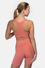 Lonsdale sportovní podprsenka Wardour, terracotta
