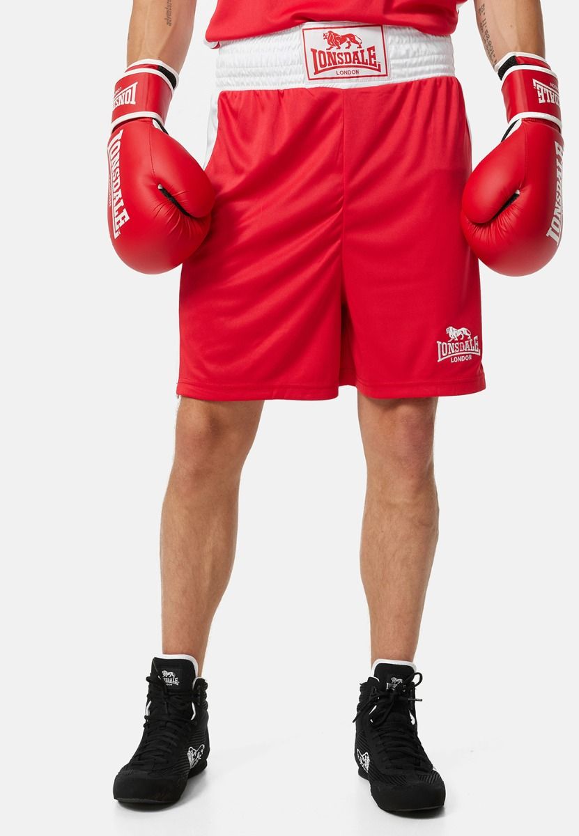 Lonsdale boxerské trenýrky, červené