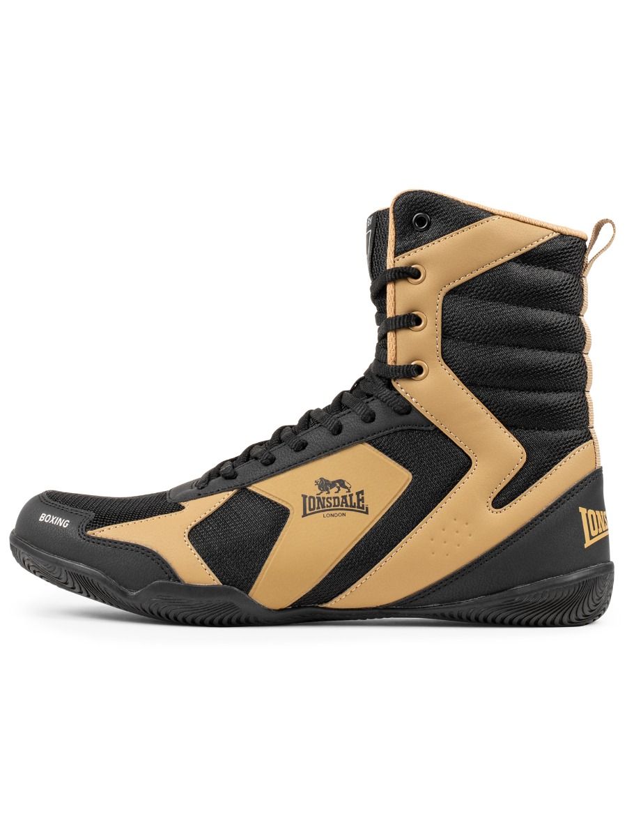 Lonsdale boxerské boty Heskin, černo hnědé