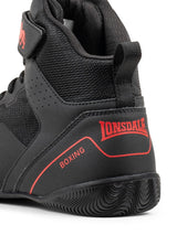 Lonsdale boxerské boty Rufford, černo červené
