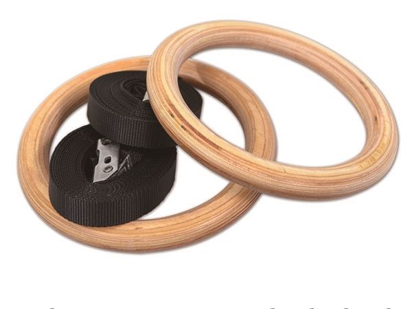 Katsudo dřevěné gymnastické kruhy Woody
