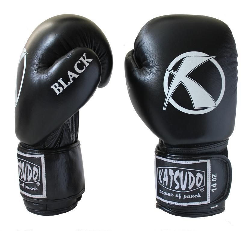 Katsudo boxerské rukavice Power, černé