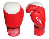 Katsudo boxerské rukavice s terčíkem Champ III, červené