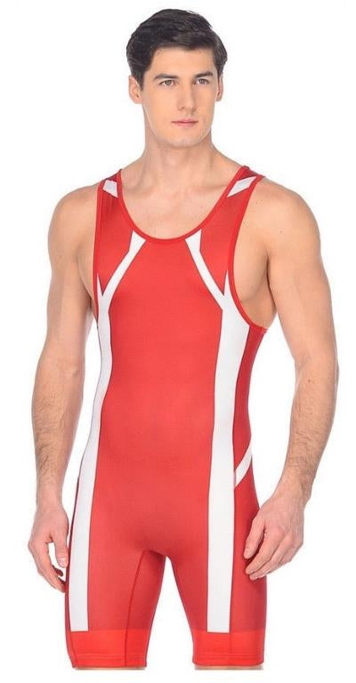 Asics zápasnický dres, červený