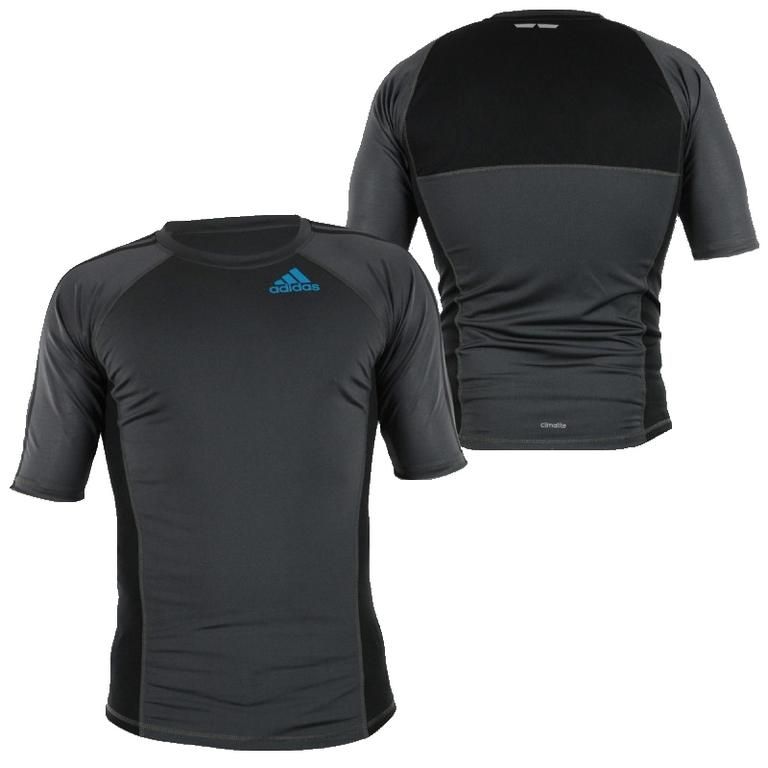 Adidas krátké rashguard tričko Grappling, černé
