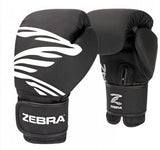 Zebra boxerské rukavice Fitness, černé