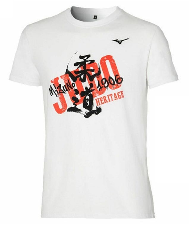 Mizuno krátké tričko Heritage, bílé