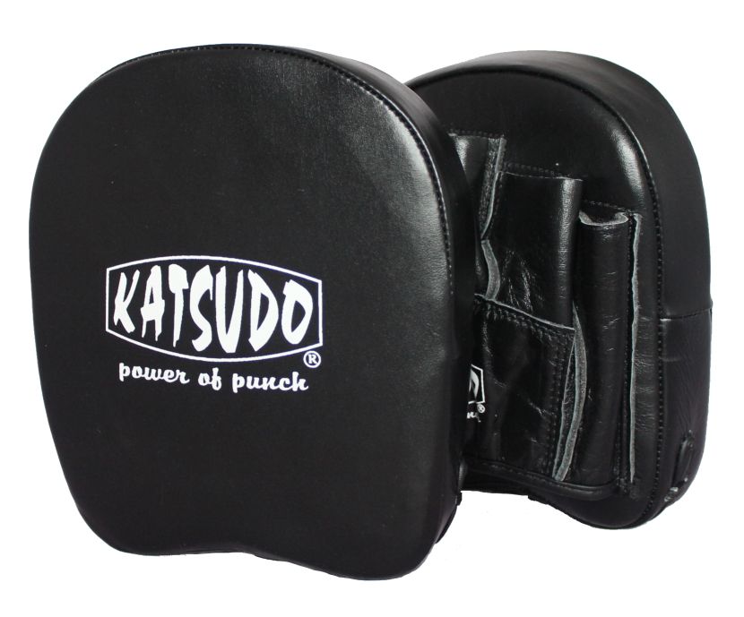 Katsudo kožené boxerské lapy Apple, černá
