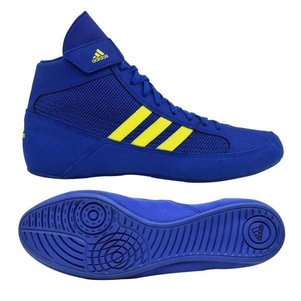 Adidas dětská zápasnická obuv HVC K, modrá