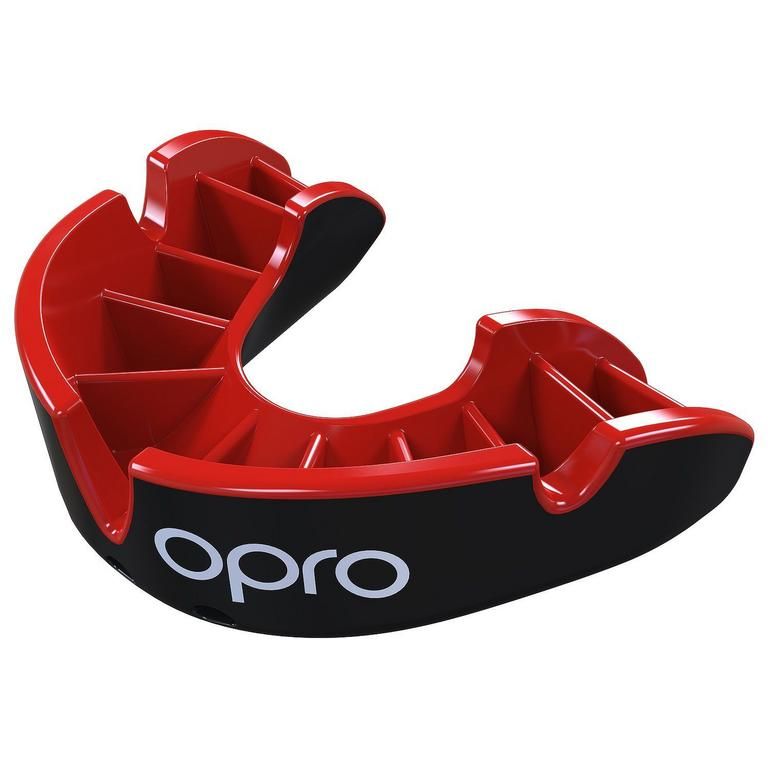 Opro chránič zubů Silver, černo-červený