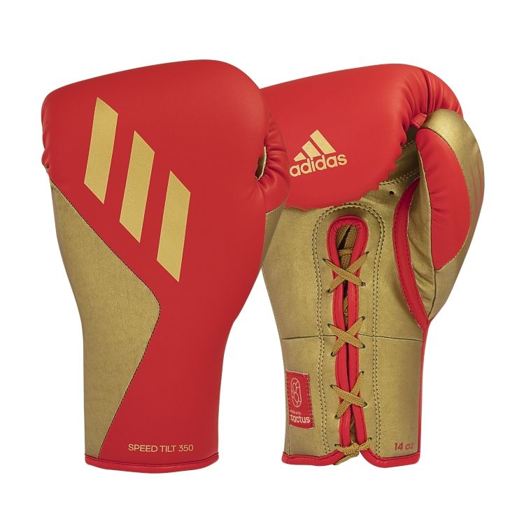 Adidas boxerské rukavice Speed Tilt 350 Pro, červené