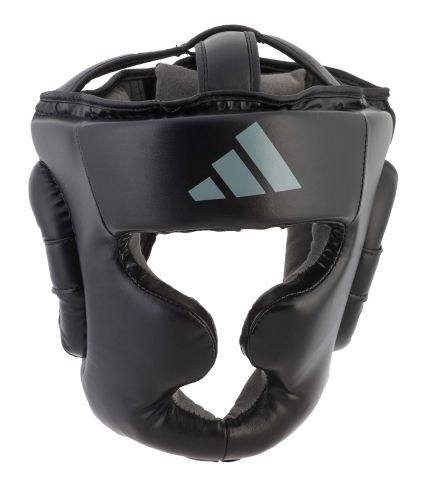 Adidas boxerská helma Speed Chin, černo-šedá