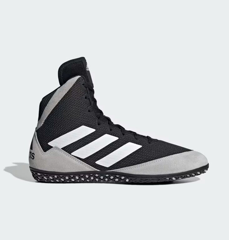 Adidas zápasnická obuv Mat Wizard 5, černo-šedá