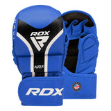 RDX grapplingové rukavice Aura+ T17, modro-černé