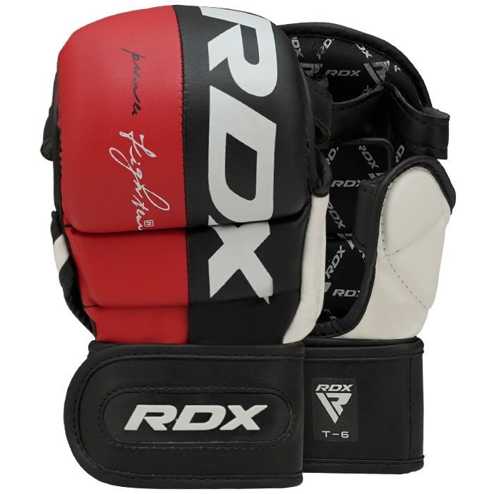 RDX MMA sparingové rukavice T6, červeno-černé