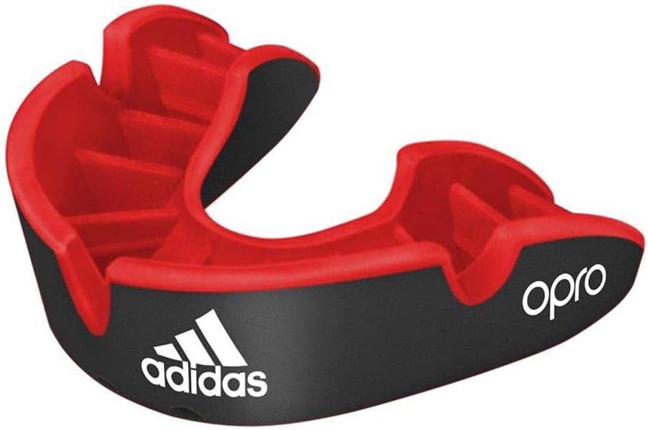 Adidas Junior chránič zubů 4. generace Opro Silver, bílý-černý