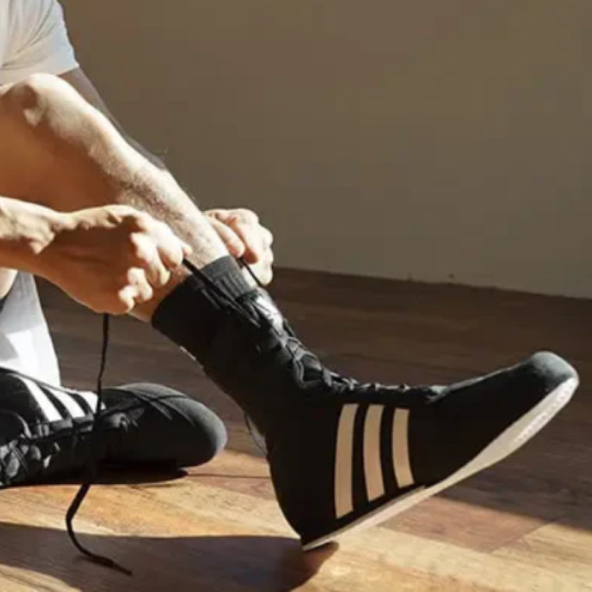 Adidas boxerská obuv HOG.2, černo-bílá
