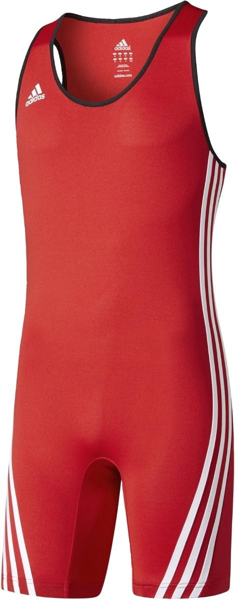 Adidas vzpěračský dres Base Lifter, červený