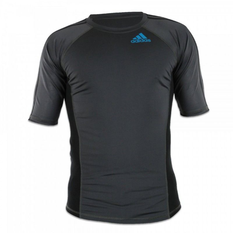 Adidas krátké rashguard tričko Grappling, černé
