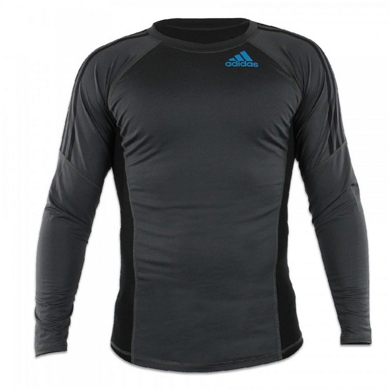 Adidas dlouhé rashguard tričko Grappling, černé