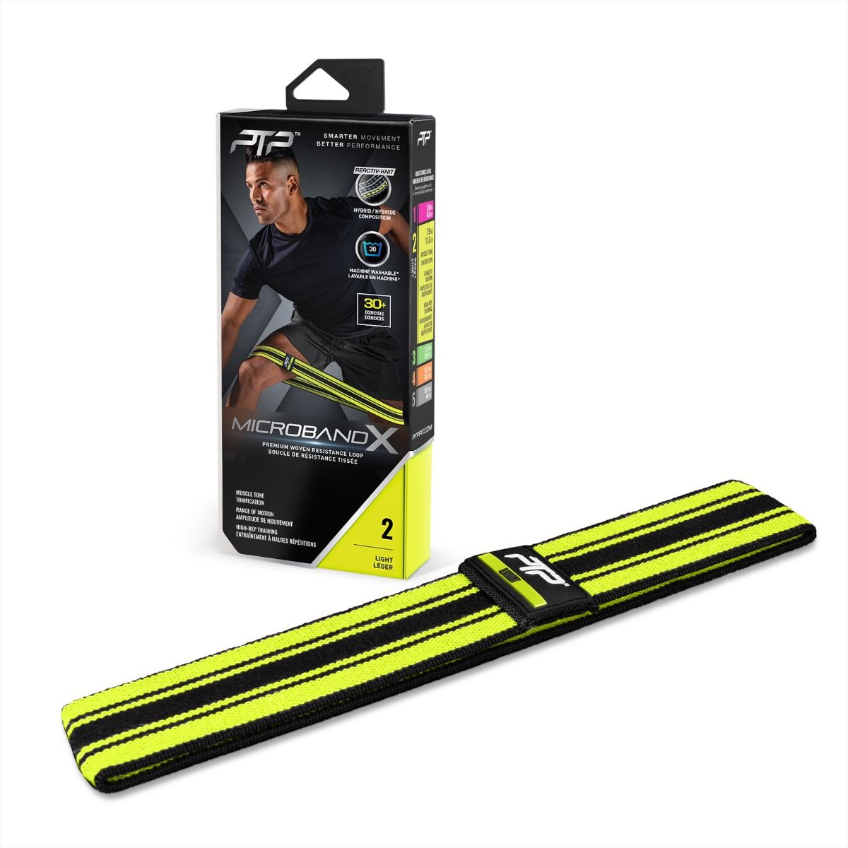 PTP odporová guma MicrobandX light, žlutá