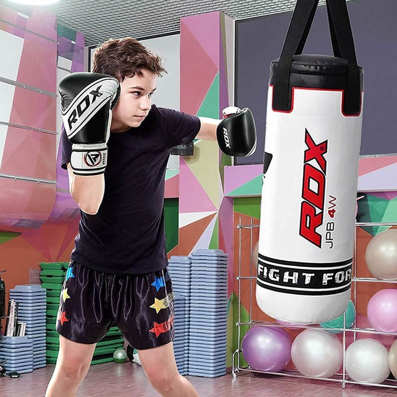 RDX dětské boxerské rukavice, bílo-černé