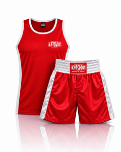 Katsudo boxerská sada Strikta tílko + šortky, červená