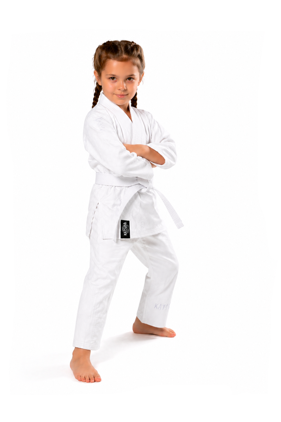 Katsudo Kio dětské Jiu Jitsu kimono, bílé