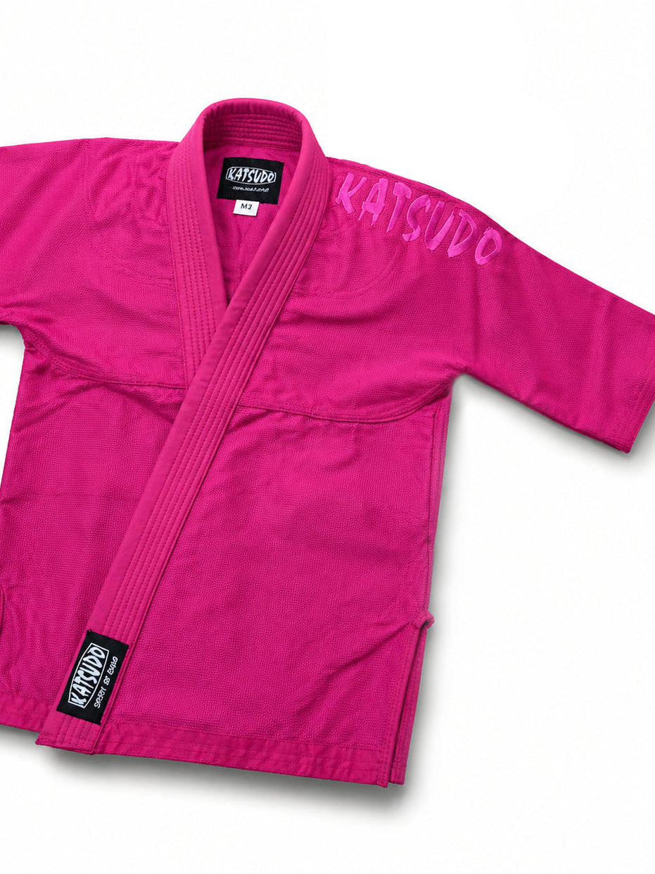 Katsudo Kio dětské Jiu Jitsu kimono, růžové