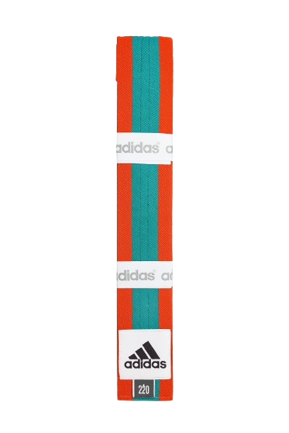 Adidas obi pásek, oranžovo-zelený