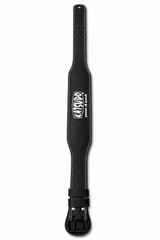 Katsudo CoreLock Fitness pásek z pravé kůže 10 cm, černý