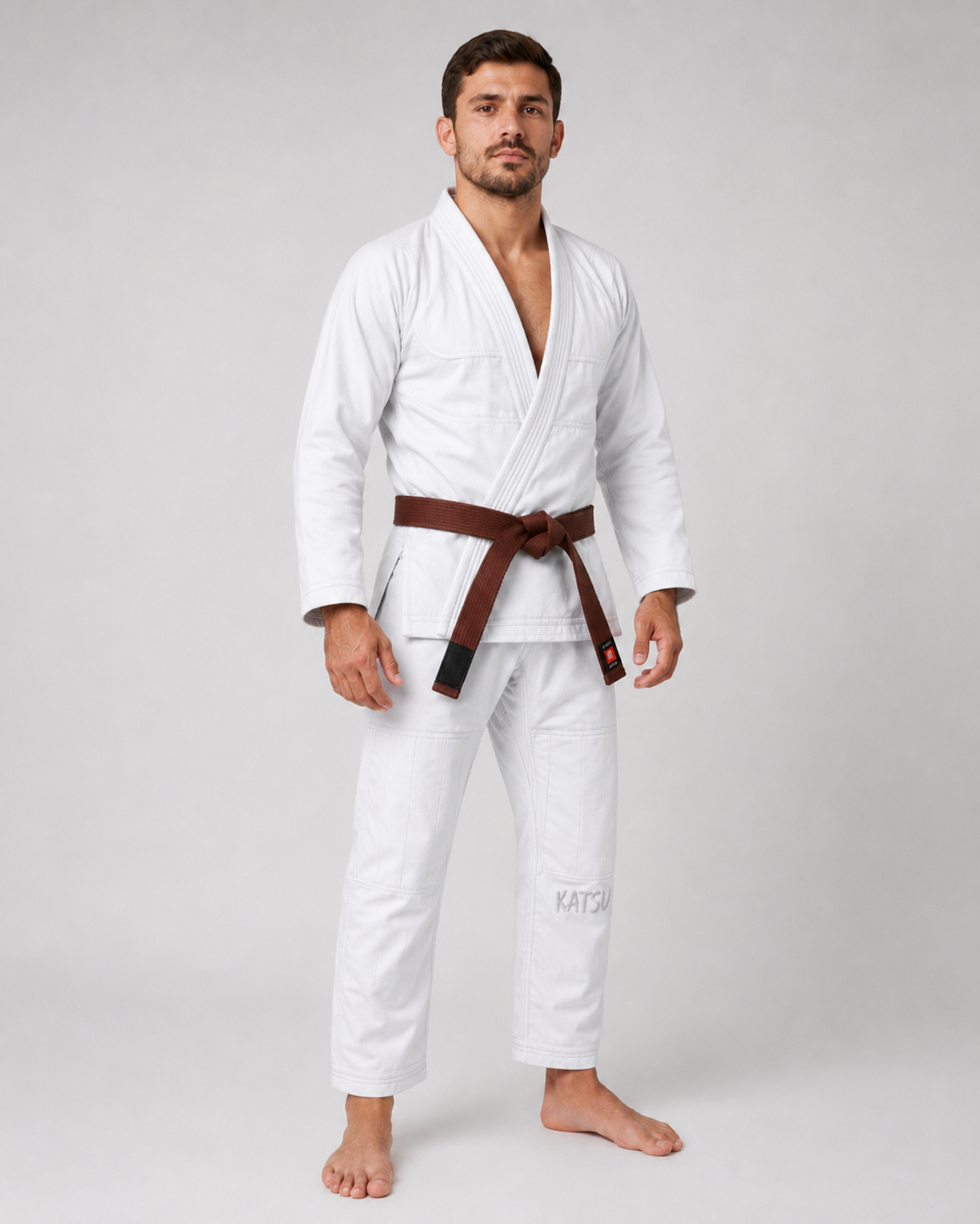Katsudo jj kimono Brazil 450g, bílé