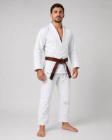Katsudo jj kimono Brazil 450g, bílé