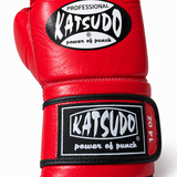 Katsudo boxerské rukavice Profesionál, červené