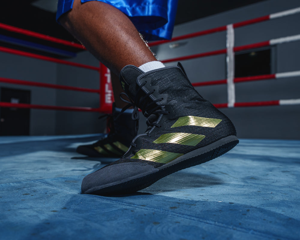 Adidas boxerská obuv HOG 4, černo-zlaté