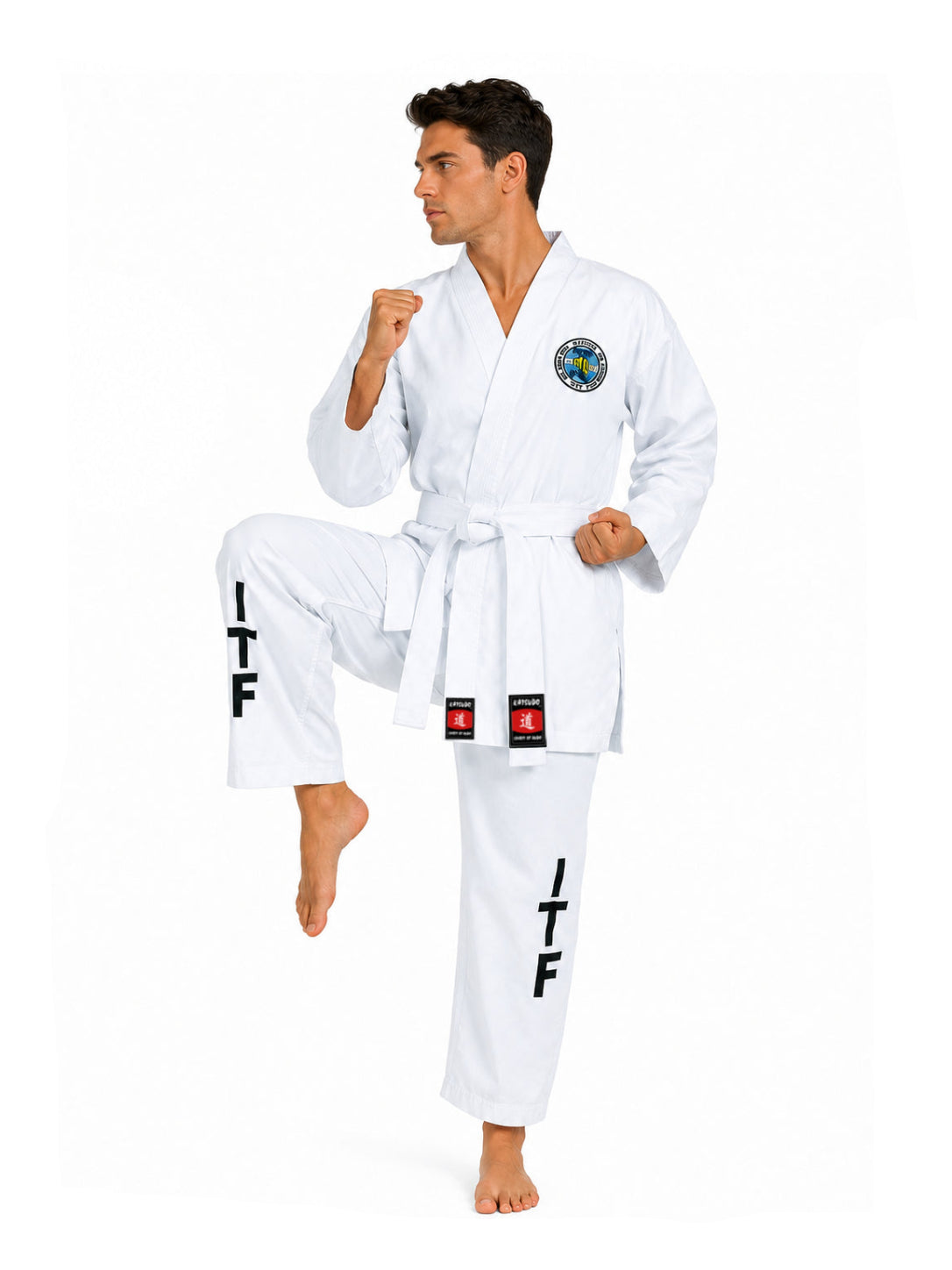 Katsudo taekwondo kimono Itf ba 220g, bílé